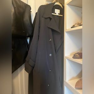 H&M Black Trench Coat